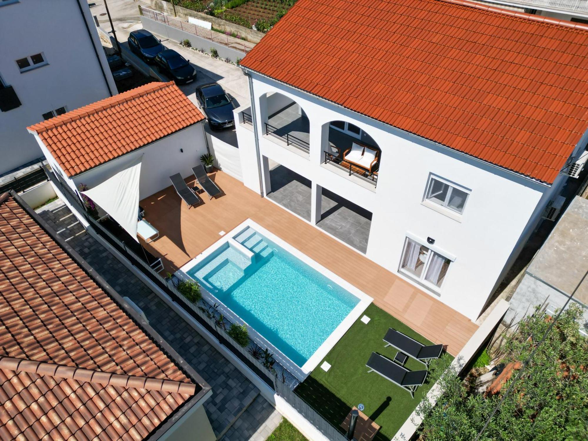 Bernie Apartments With A Pool Zadar Eksteriør bilde